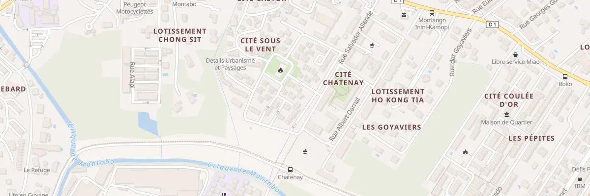 Plan du 63 Rue Salvador Allende à Cayenne