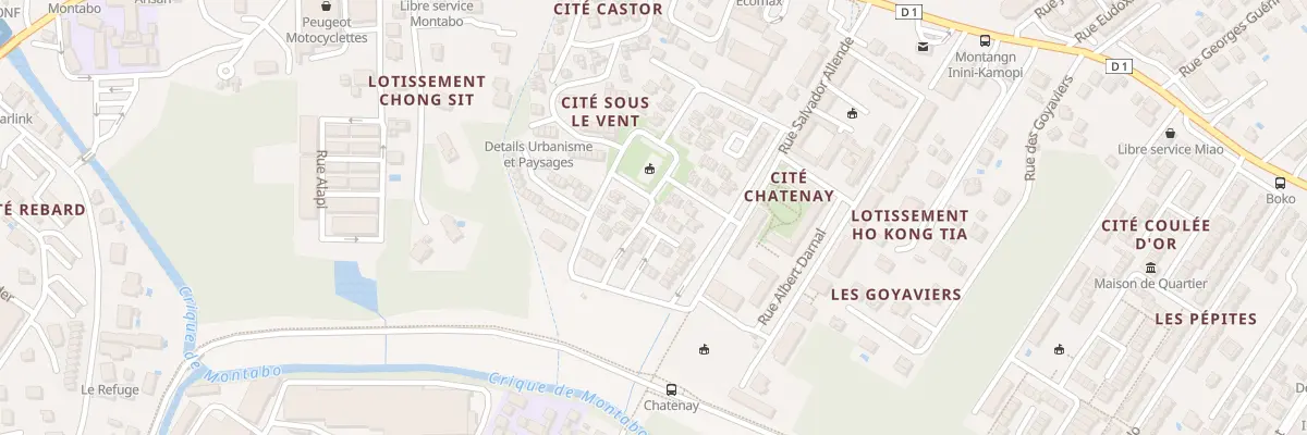 Plan du 68 Rue Salvador Allende à Cayenne