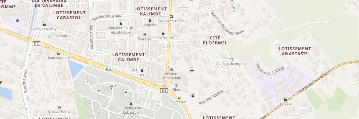 Plan du 9002 Lot Ploermel à Cayenne