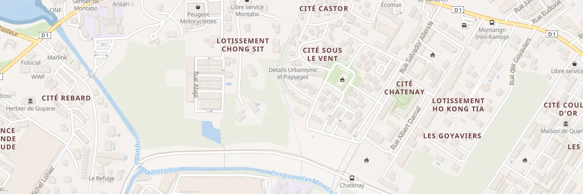Plan du 104 Imp du Docteur Casile à Cayenne
