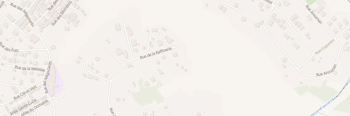 Plan du 1180 Rue de la Raffinerie à Matoury