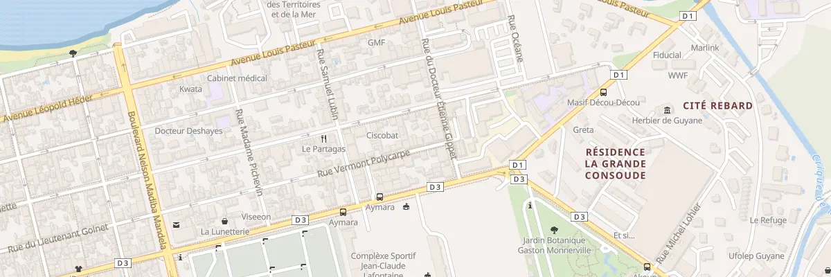 Plan du 65 Rue Vermont Polycarpe à Cayenne