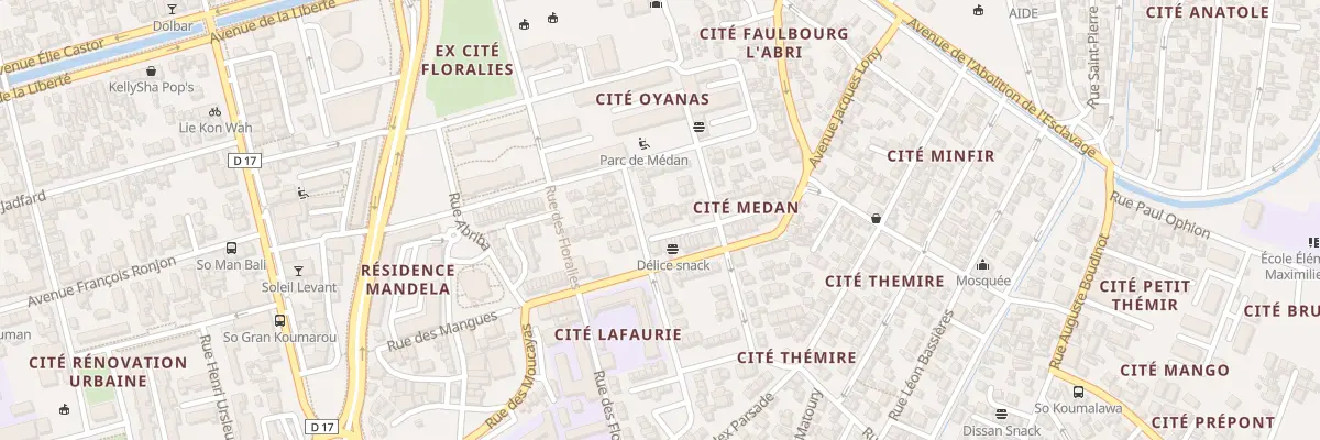 Plan du 9038 Cité des Manguiers à Cayenne