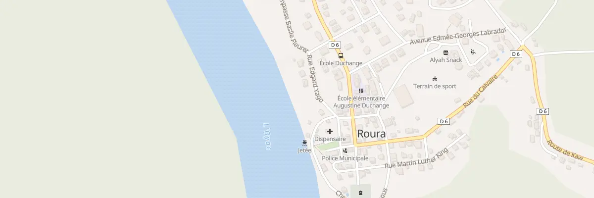 Plan de la Rue Edgard YAGO à Roura