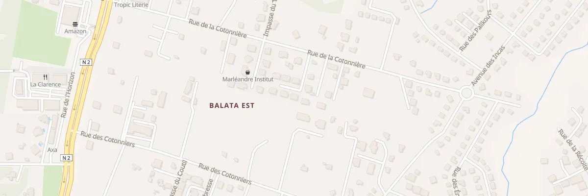 Plan du 504 Rue de la Cotonnière à Matoury