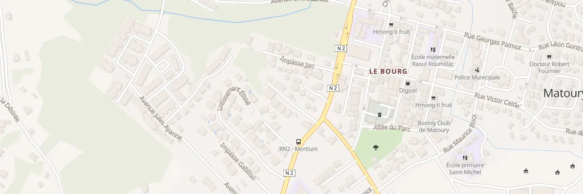 Plan du 4984 Rte de Matoury à Matoury
