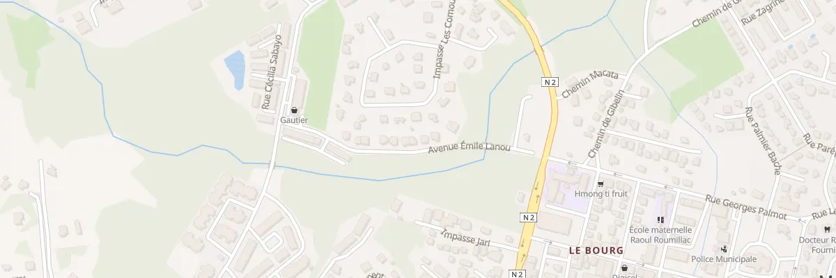 Plan du 10 Av Émile LANOU à Matoury