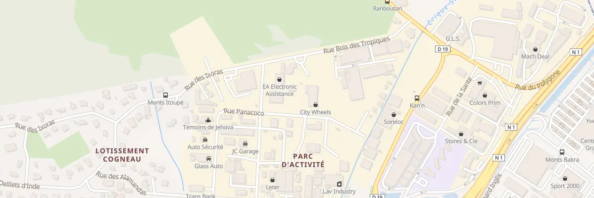 Plan du 9000 Rue Pana Coco à Matoury