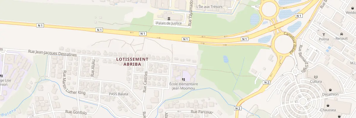 Plan du 5007 Rue Jean-Jacques DESSALINES à Matoury