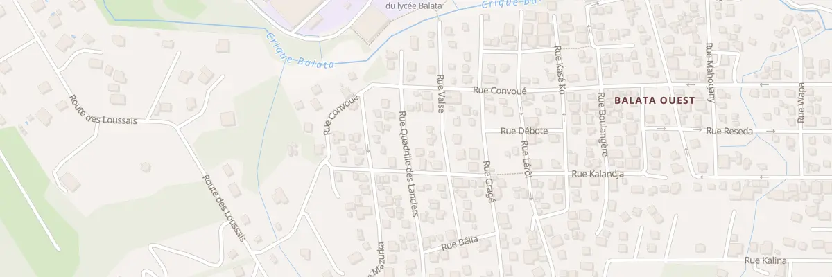 Plan du 13 Rue Quadrille des Lanciers à Matoury