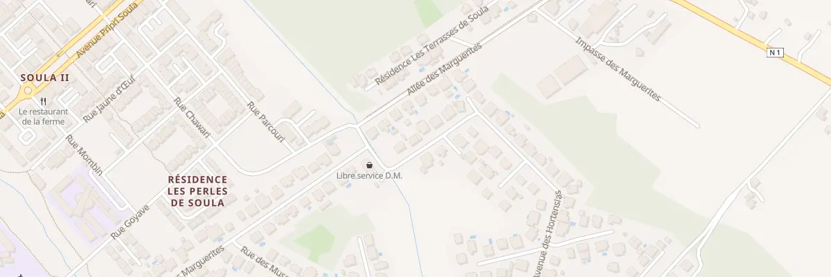 Plan du 85 Lot Pavillonnaire de Soula à Macouria