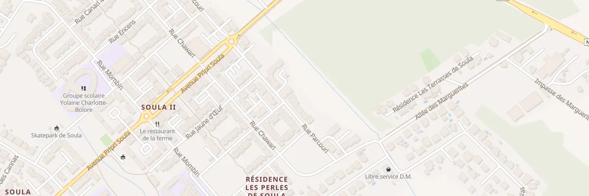 Plan du 22 Rue PARCOURI à Macouria