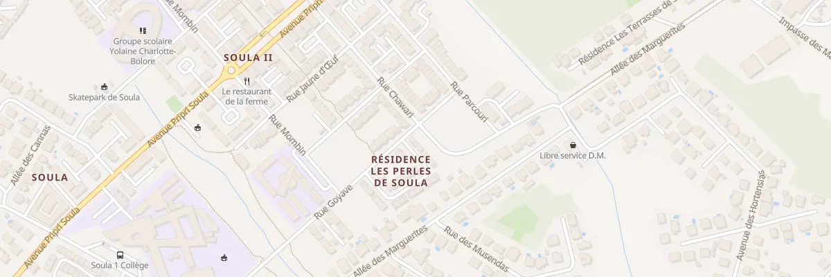 Plan du 1 Rue BOIS MÈLÉ à Macouria