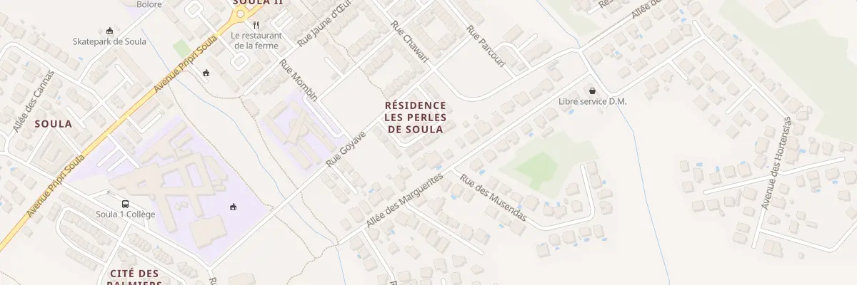 Plan du 17 Rue BOIS MÈLÉ à Macouria