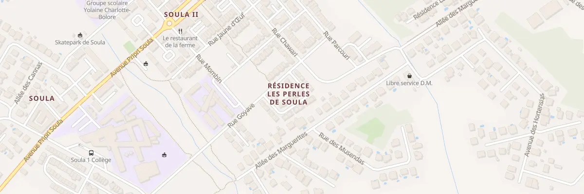 Plan du 10 Rue BOIS MÈLÉ à Macouria