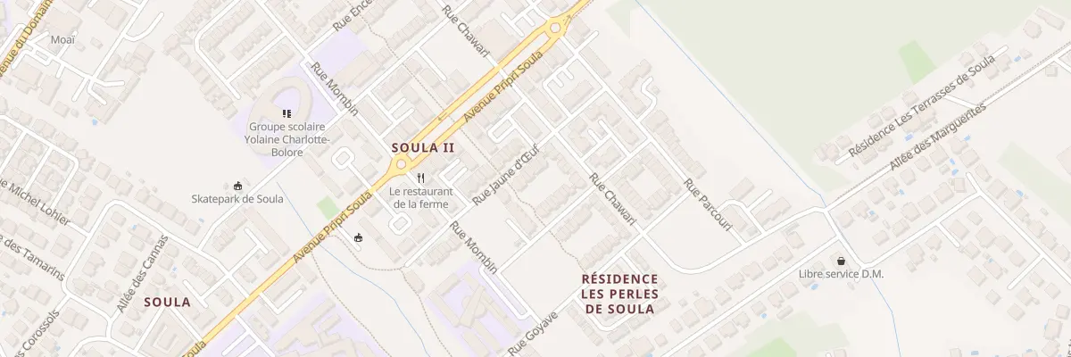 Plan du 9 Rue Jaune d’Oeuf à Macouria