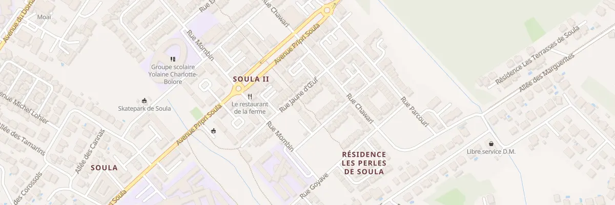 Plan du 15 Rue Jaune d’Oeuf à Macouria