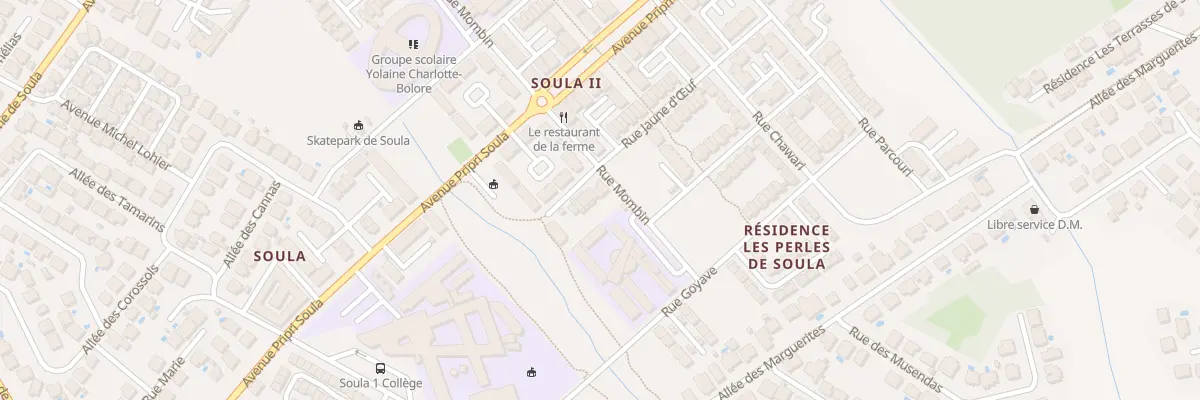 Plan du 21 Rue Jaune d’Oeuf à Macouria