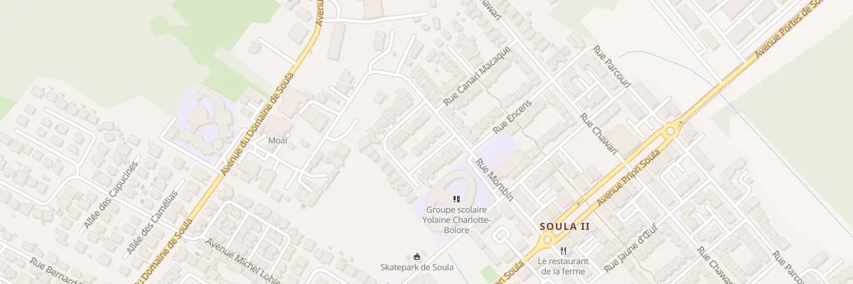 Plan du 25 Rue COURBARIL à Macouria