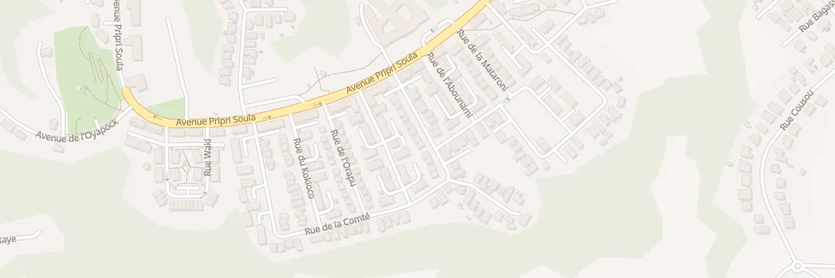 Plan du 3 Rue de la COUNAMAMA à Macouria