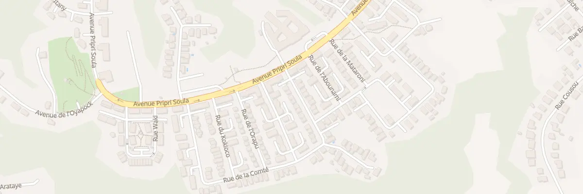 Plan du 11 Rue de la COUNAMAMA à Macouria