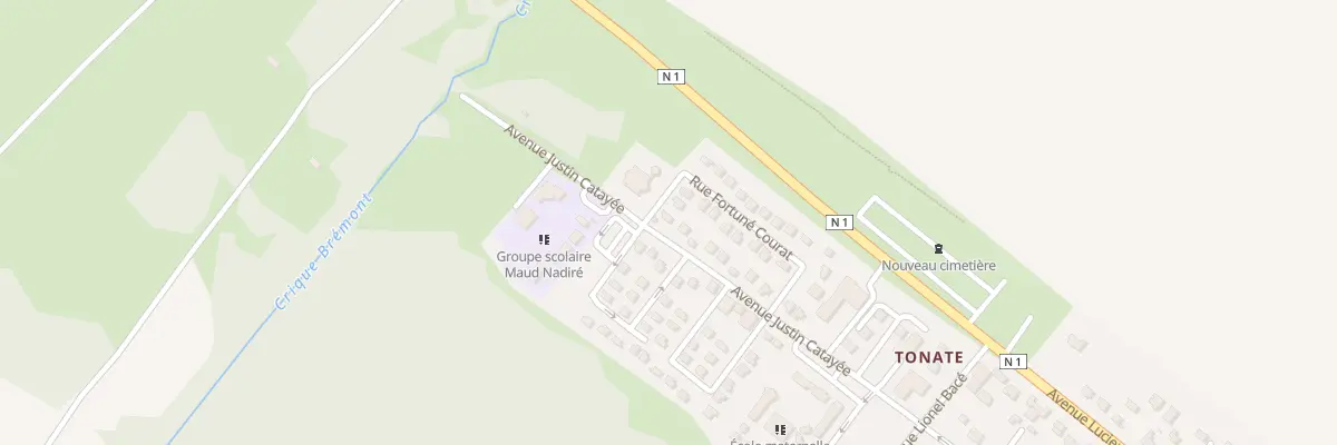 Plan du 21 Rue Courat Fortune à Macouria