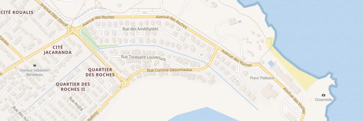 Plan du 25 Rue Toussaint Louverture à Kourou