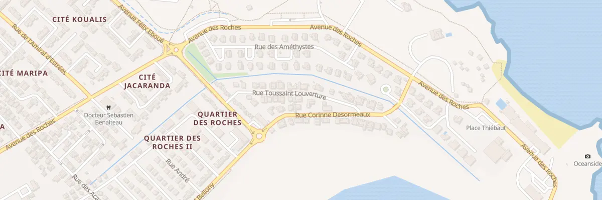 Plan du 18 Rue Toussaint Louverture à Kourou