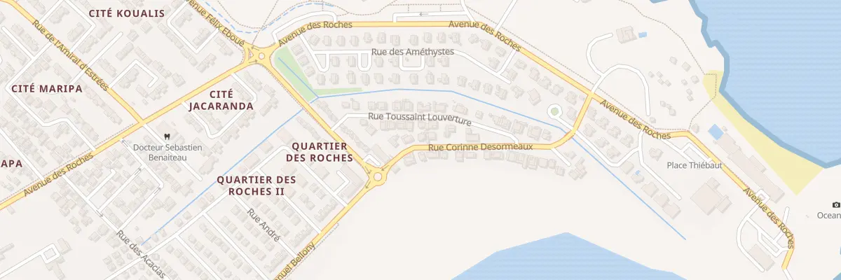 Plan du 9 Rue Corinne Desormeaux à Kourou