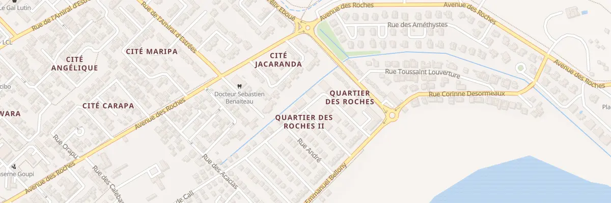 Plan du 20 Rue Frantz Fanon à Kourou