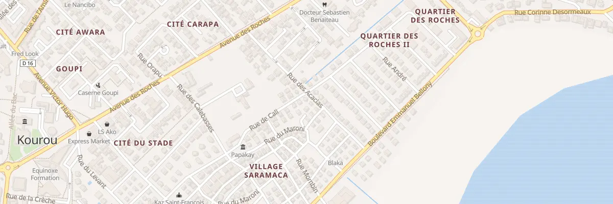 Plan du 32 Rue des Acacias à Kourou