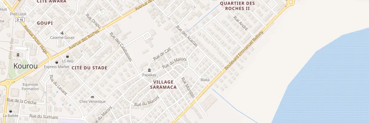 Plan du 68 Rue du Maroni à Kourou