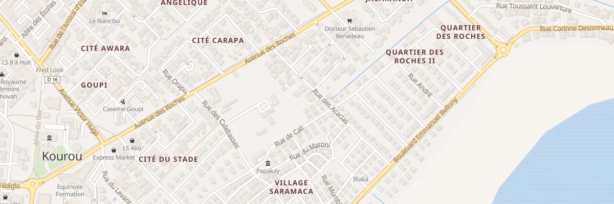 Plan du 9030 Rue des Acacias à Kourou