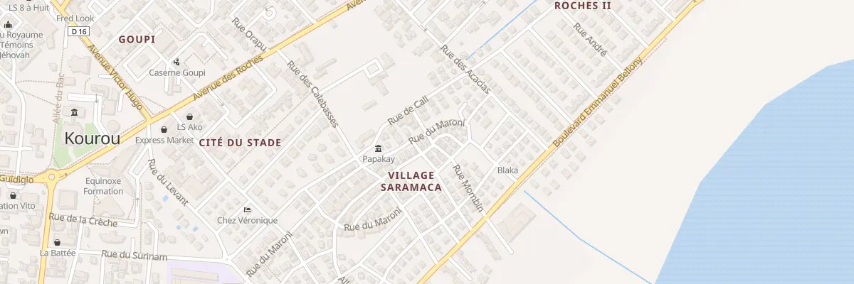 Plan du 58 Rue du Maroni à Kourou