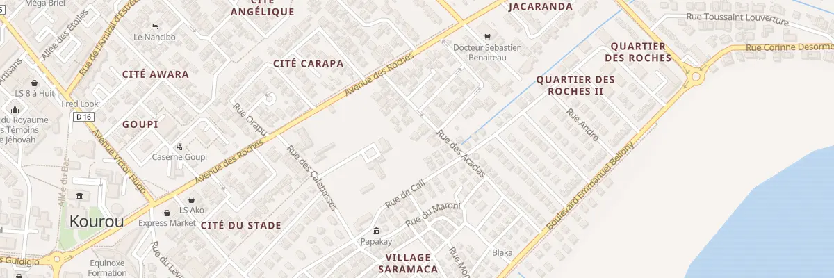 Plan du 9028 Rue des Acacias à Kourou