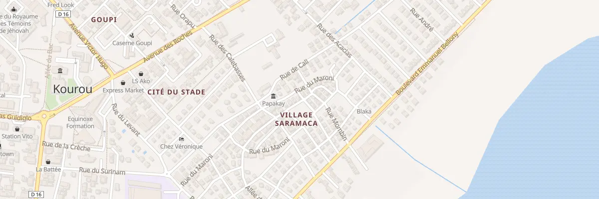 Plan du 54 Rue du Maroni à Kourou