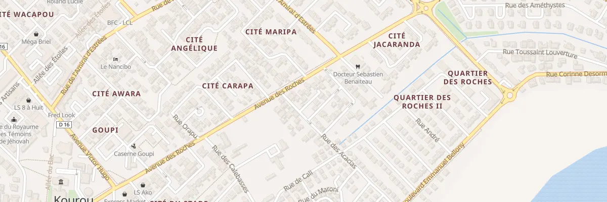 Plan du 25 Rue des Acacias à Kourou