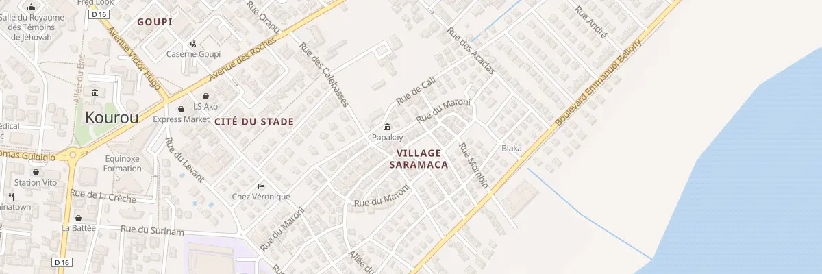 Plan du 50 Rue du Maroni à Kourou
