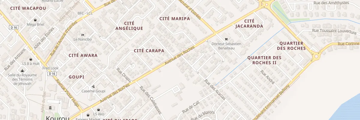 Plan du 9002 Rue des Acacias à Kourou