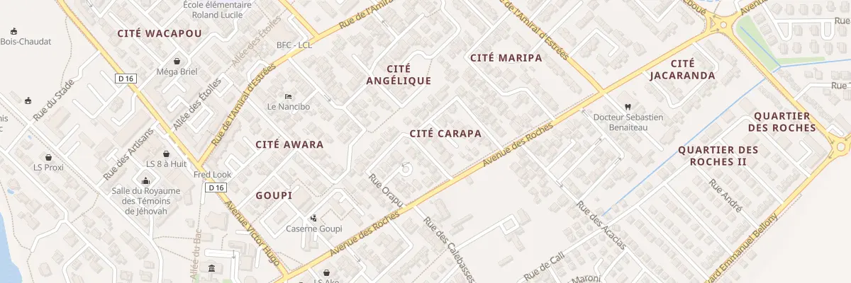 Plan du 24 Rue Jean Sinaï à Kourou