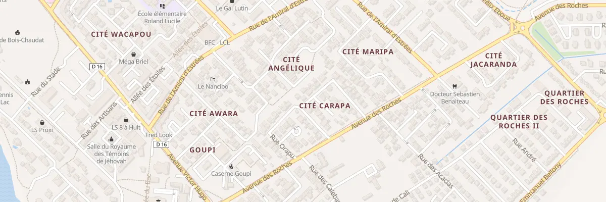 Plan du 20 Rue du Mahury à Kourou