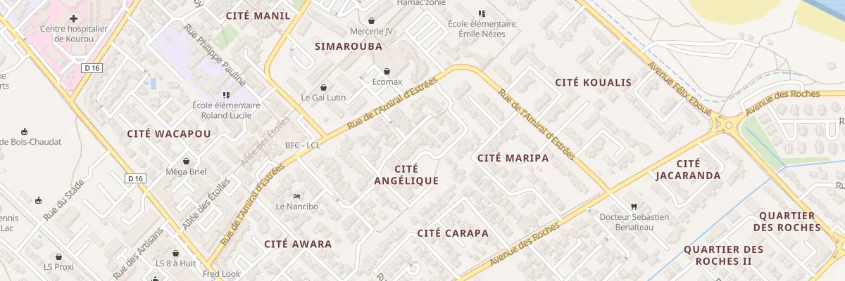 Plan du 9018 Rue du Maroni à Kourou