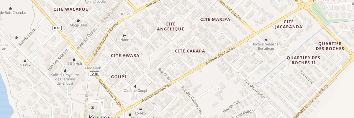 Plan du 32 Rue Jean Sinaï à Kourou