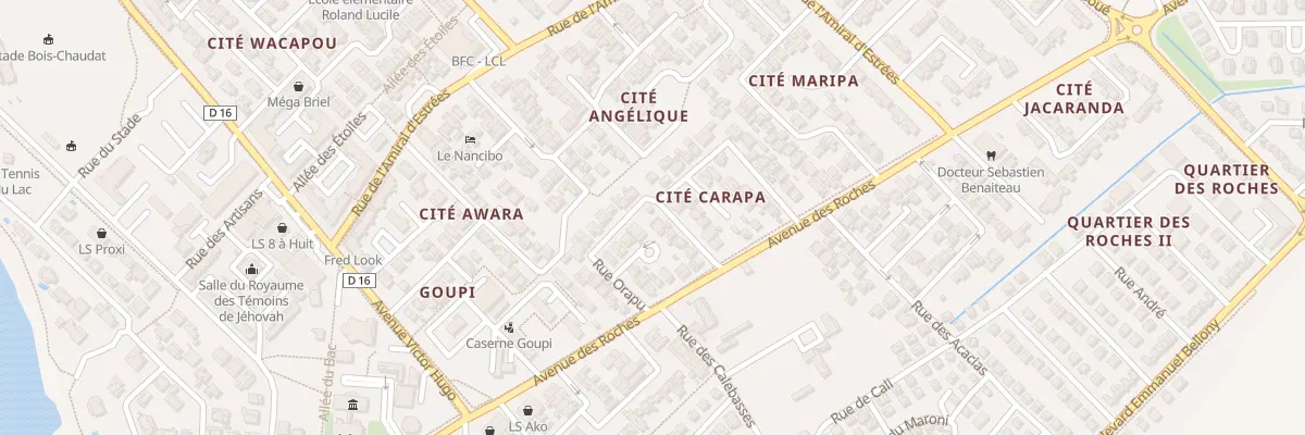 Plan du 32F Rue Jean Sinaï à Kourou