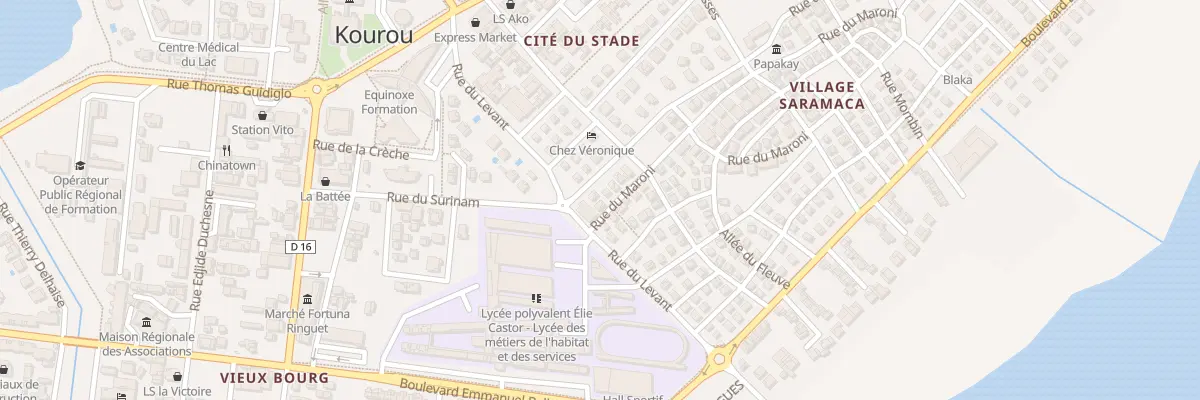 Plan du 9005 Rue du Maroni à Kourou