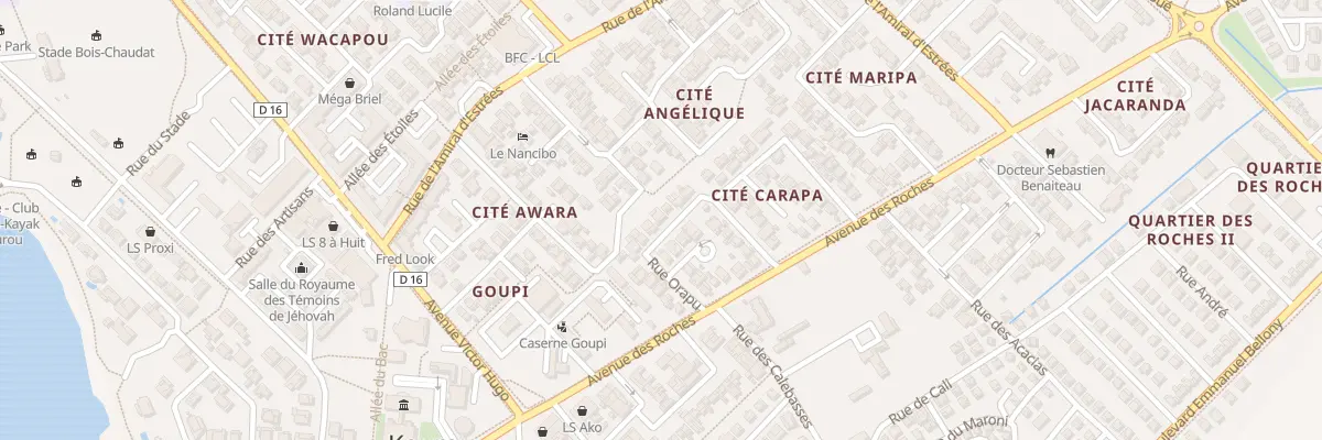 Plan du 50 Rue du Mahury à Kourou