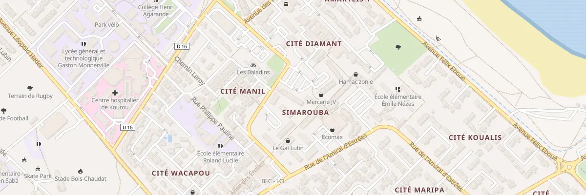 Plan du 82 Rue des Peres Jesuites à Kourou