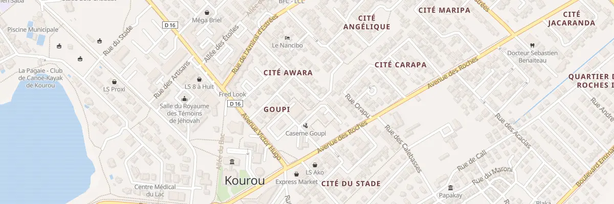 Plan du 9018 Rue Serge Canut à Kourou