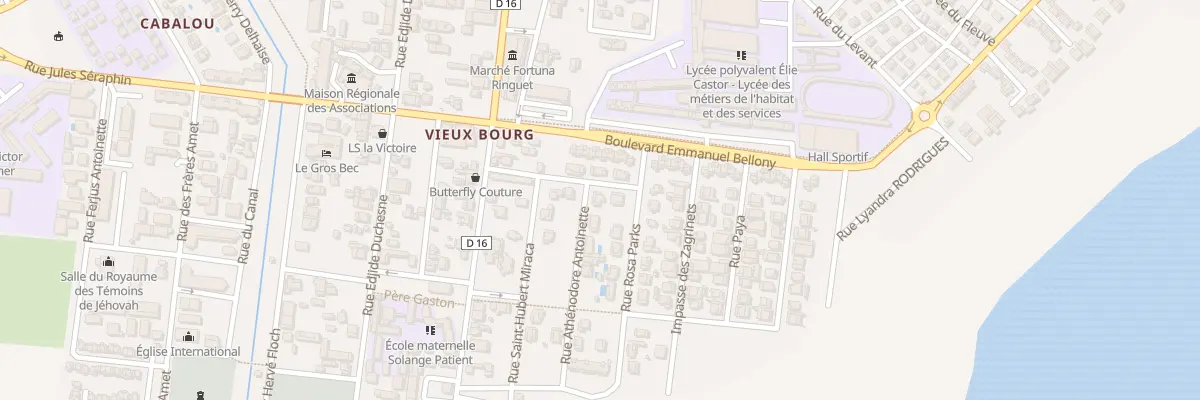 Plan du 11 Rue Saint-Hubert Miraca à Kourou
