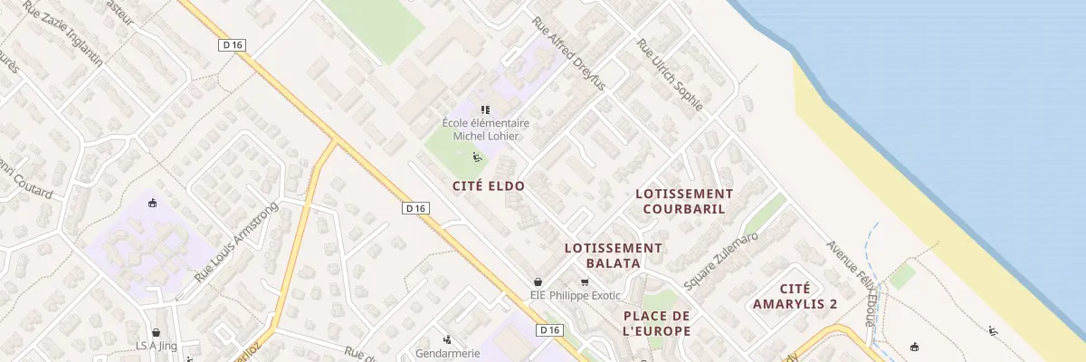 Plan du 14 Rue Samuel Chambeau à Kourou